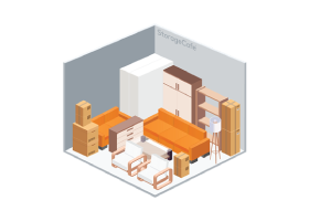 5x5 storage unit diagram